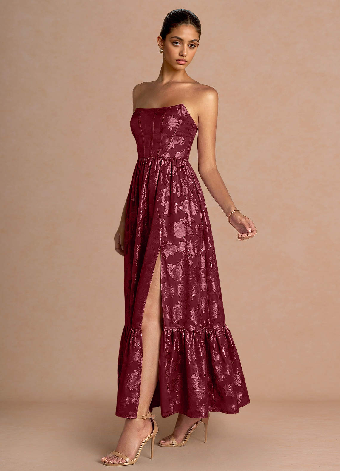ophelia dress burgundy Ophelia Primera Studio
