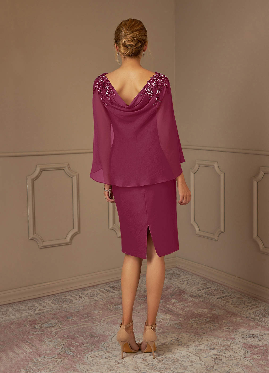 carmela clutch purple dress Carmela Glitter Gown