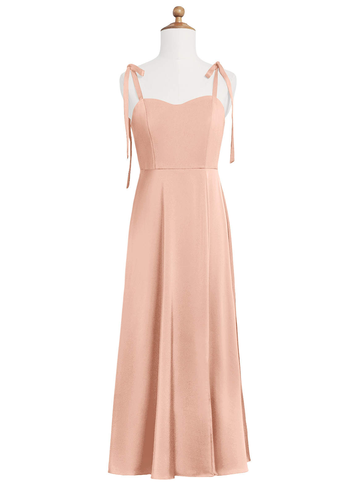 Azazie Rosey Junior Bridesmaid Dress in Rose Gold Azazie