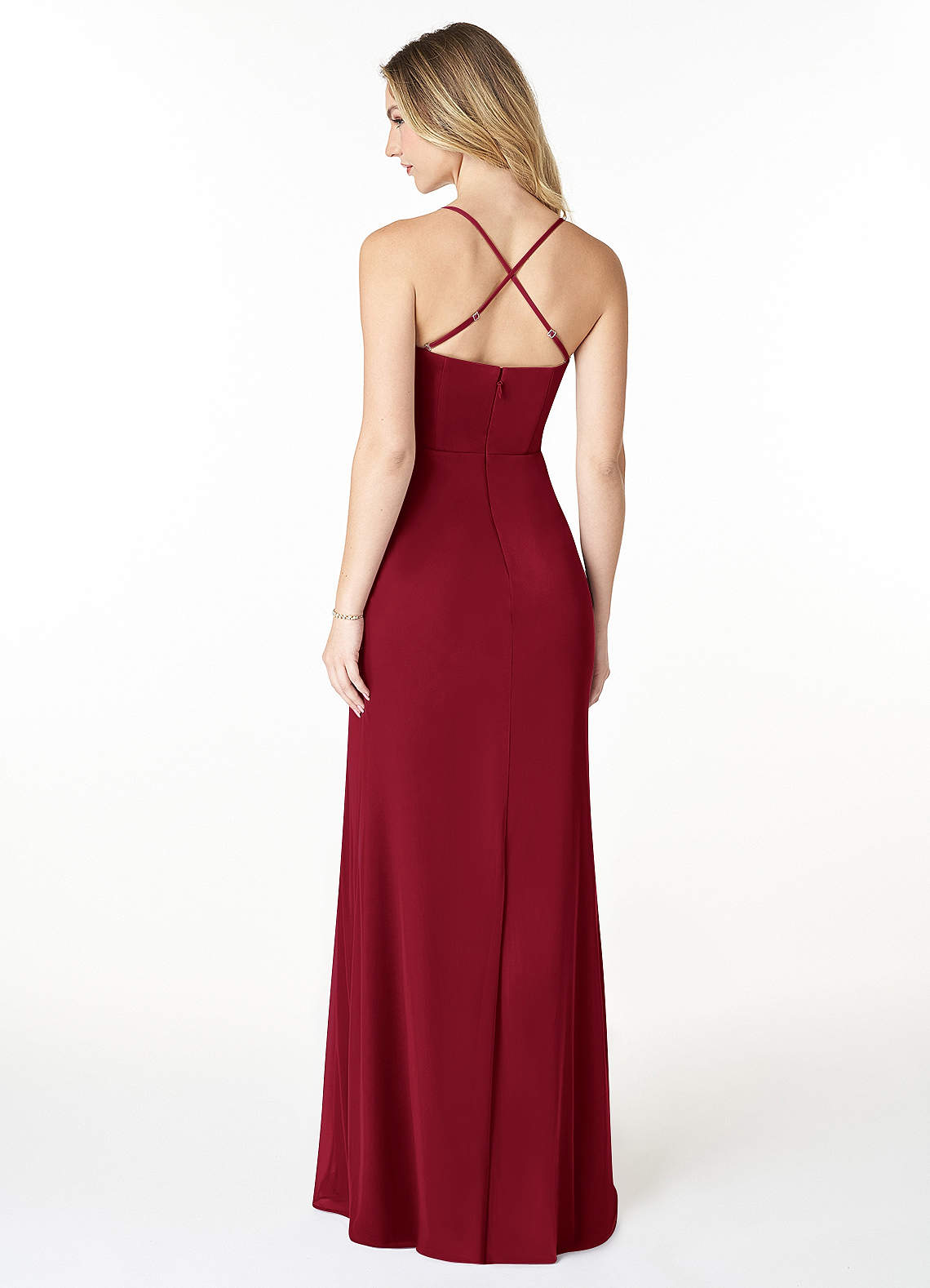 Burgundy Azazie Jackie Bridesmaid Dresses