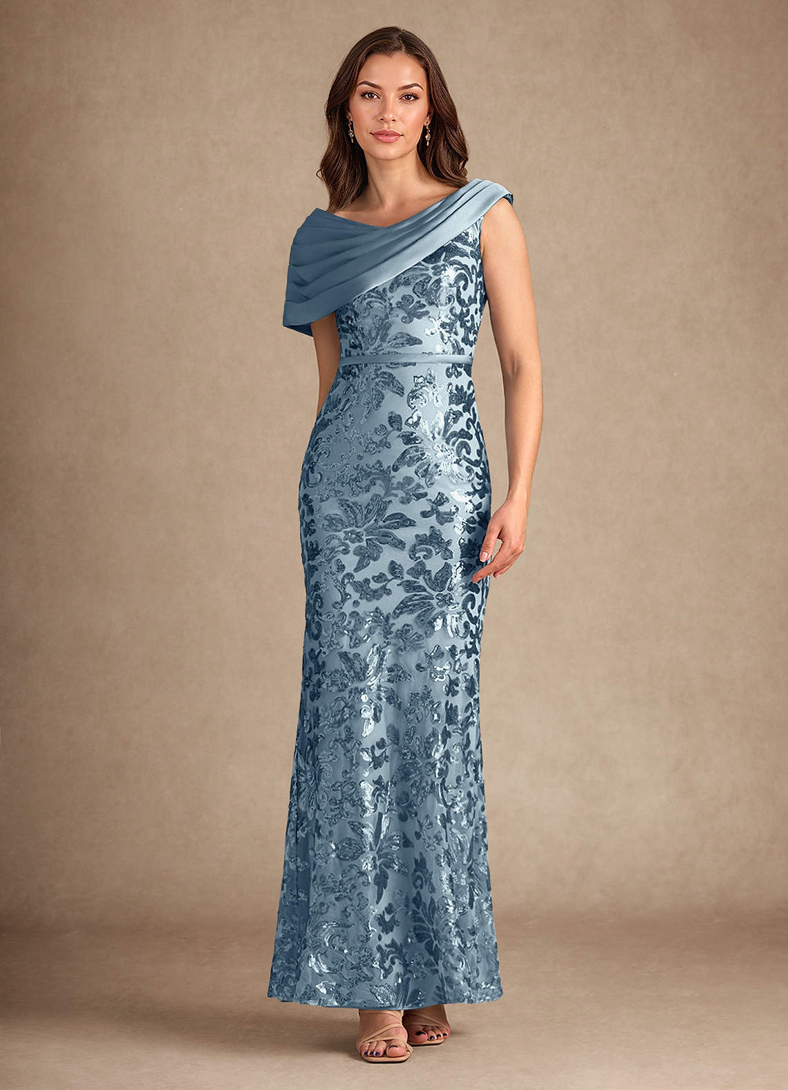 formal dresses marion Azazie Bridesmaid Dress With Sleeves