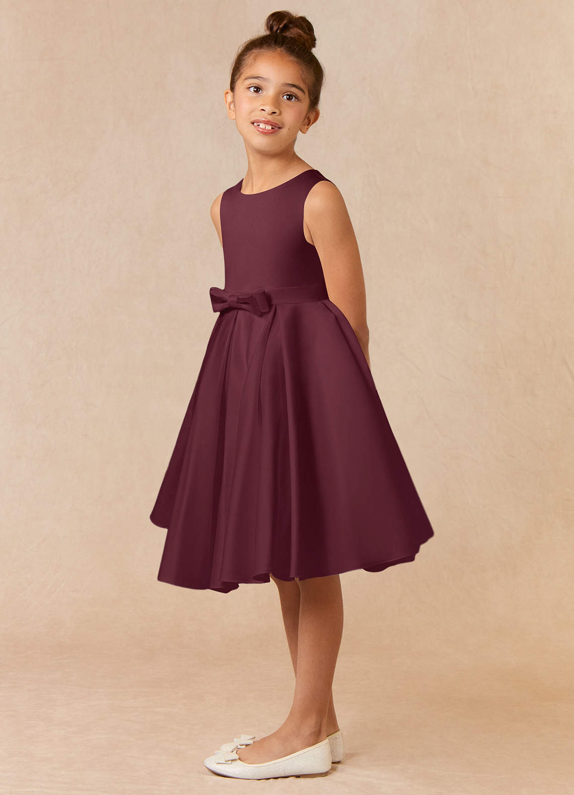 Cabernet flower fashion girl dress