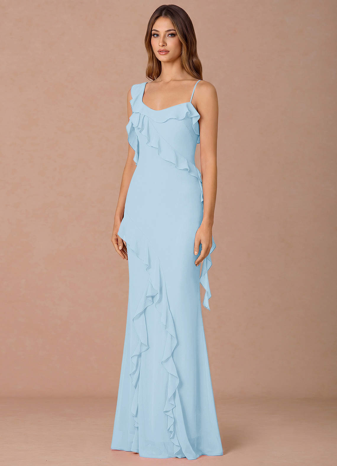 giselle blue dress Sky Maxi Ready to Ship LaDivine CC2349 Glitter Formal Care Instructions Wash in Size:38 Short Jacket+32 Waist Adjustable 28to34)(Height: 5 4 to5 7 )(Neck  15-16.5)S-M) HS25