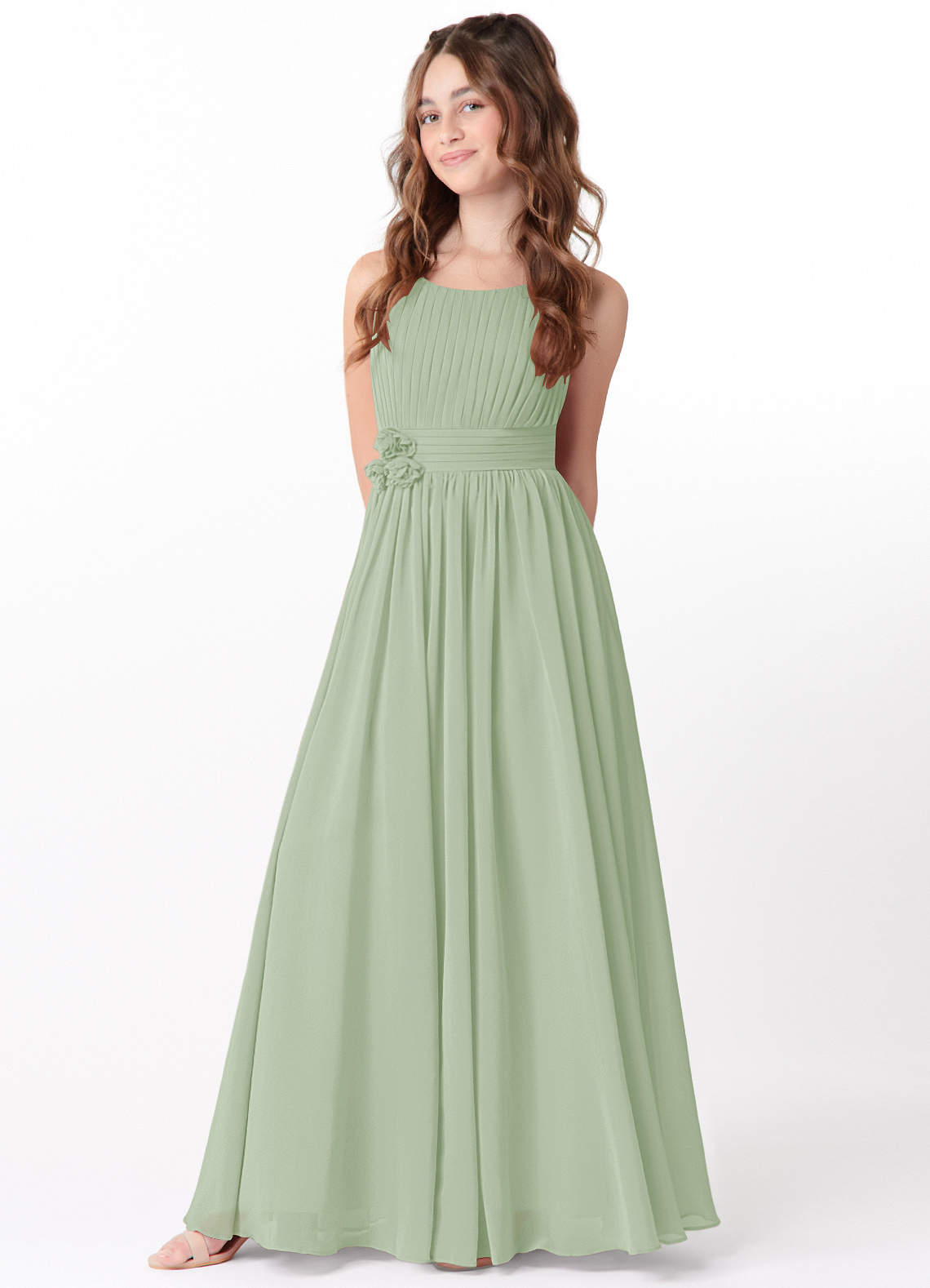 Azazie dusty sage clearance dress