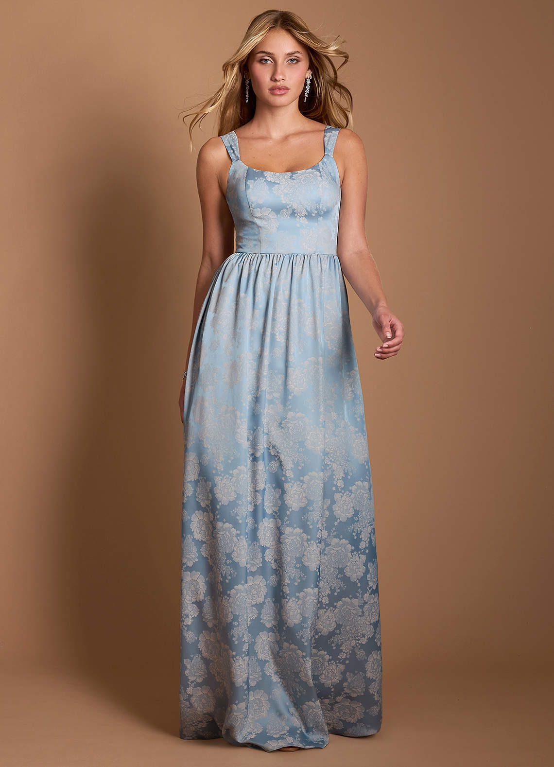 Maxi jurk Thalia Poederblauw image1