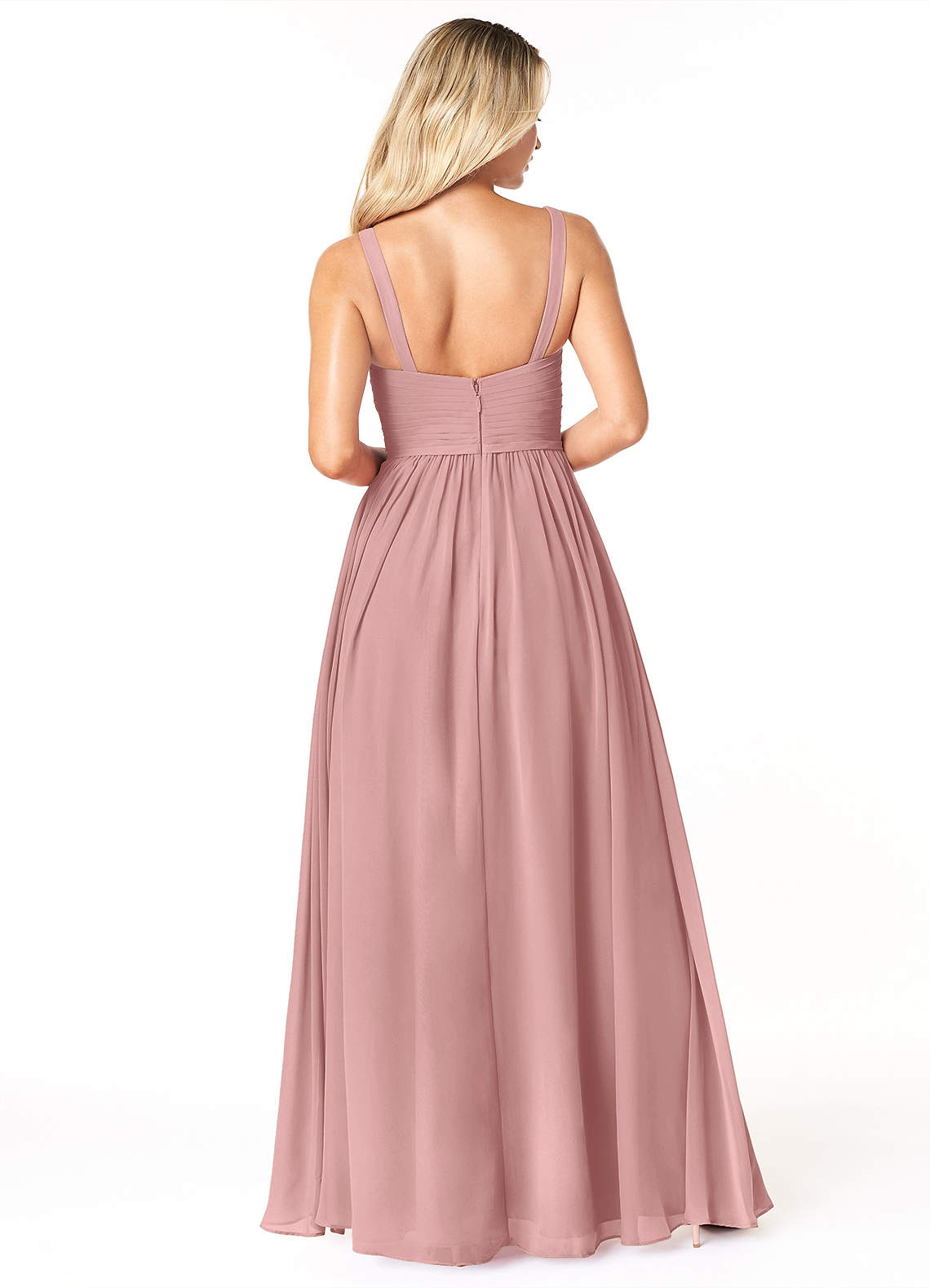 Azazie Chanel Dusty Rose Bridesmaid Dresses | Azazie
