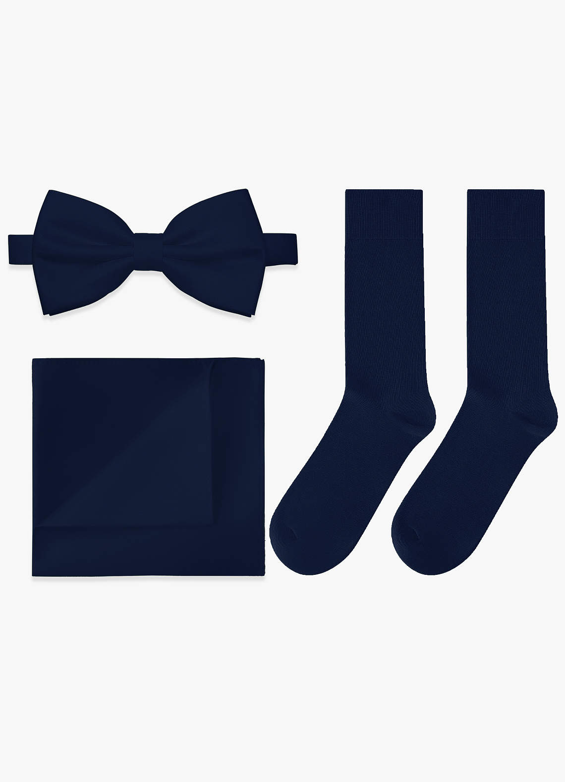 Matching Bow Tie & Pocket Square & Socks Set | Azazie