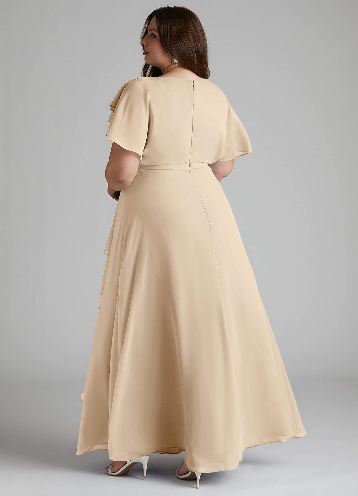 greylin ivory and cinnamon sierra stripe easy shift dress SIR. Silk Stripe Destino Maxi Dress main image 0