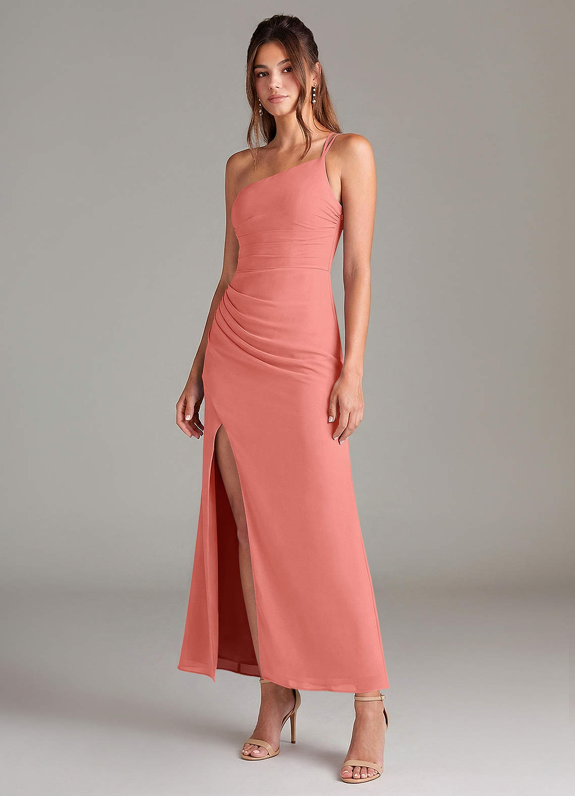 salmon cocktail dress Azazie Eren Ready to Ship Pink Chiffon Bridesmaid Dresses Petal%20Detail%20Maxi%20Dress%20Salmon%20Pink%0D%0ADESIGN%3A%0D%0A%0D%0AColor%3A%20Salmon%20pink%0D%0AHalterneck%0D%0ASleeveless%0D%0APetal%20detail%0D%0AConcealed%20zipper%20at%20back%0D%0AGentle%20Dry%20Clean%20Only%0D%0ALength%3A%20Maxi%0D%0A%0D%0AMATERIAL%3A%0D%0A%0D%0APolyester%20%2B%20Cotton%0D%0AHigh%20quality%20durable%20fabric RESORT25-1 Color:Black-Matte Joyful Wedding Day in Bridesmaid dresses