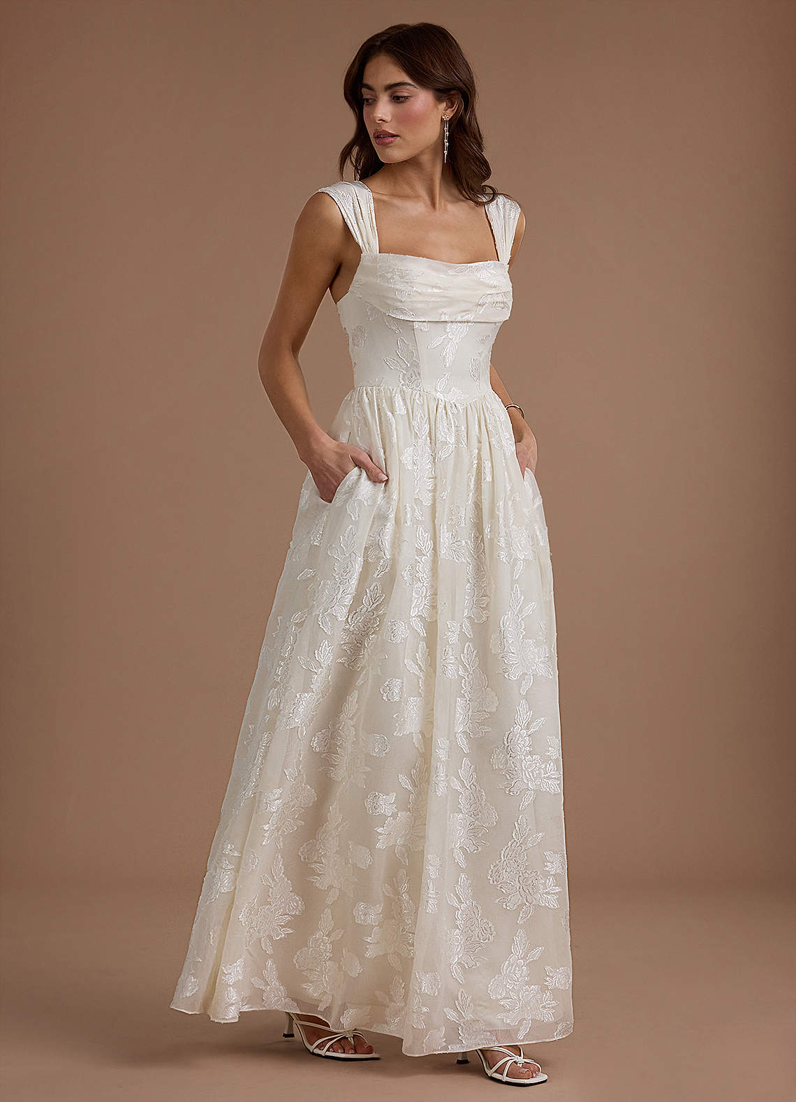 Remie Ivory Porcelain Maxi Dress | Azazie Remie Ivory Porcelain Maxi Dress | Azazie