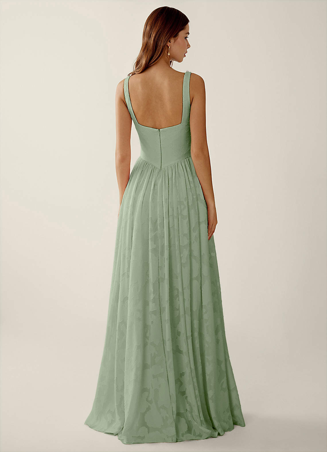 light green simple dress Azazie 2026 Corset Leg Slit A-Line Prom Gown -small red UARK REEL GIRL