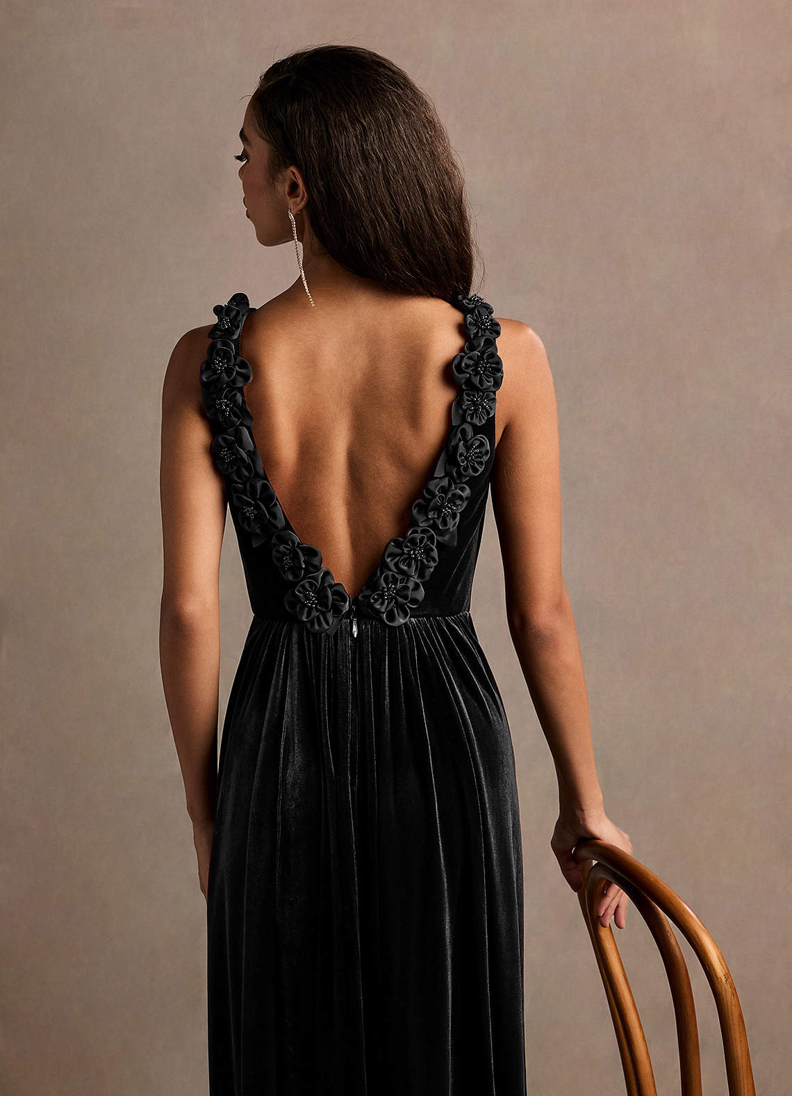 Katniss Black Rose Gown image1