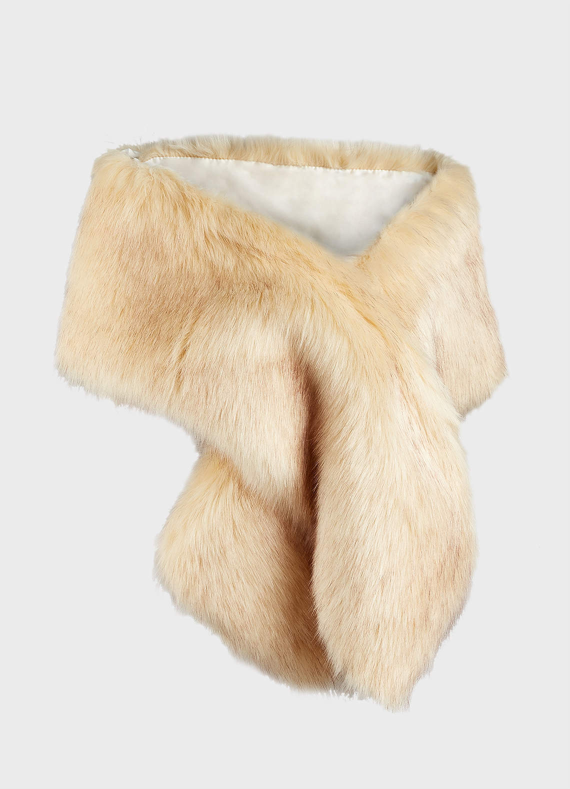 front Faux Fur Scarf Stoles Wraps