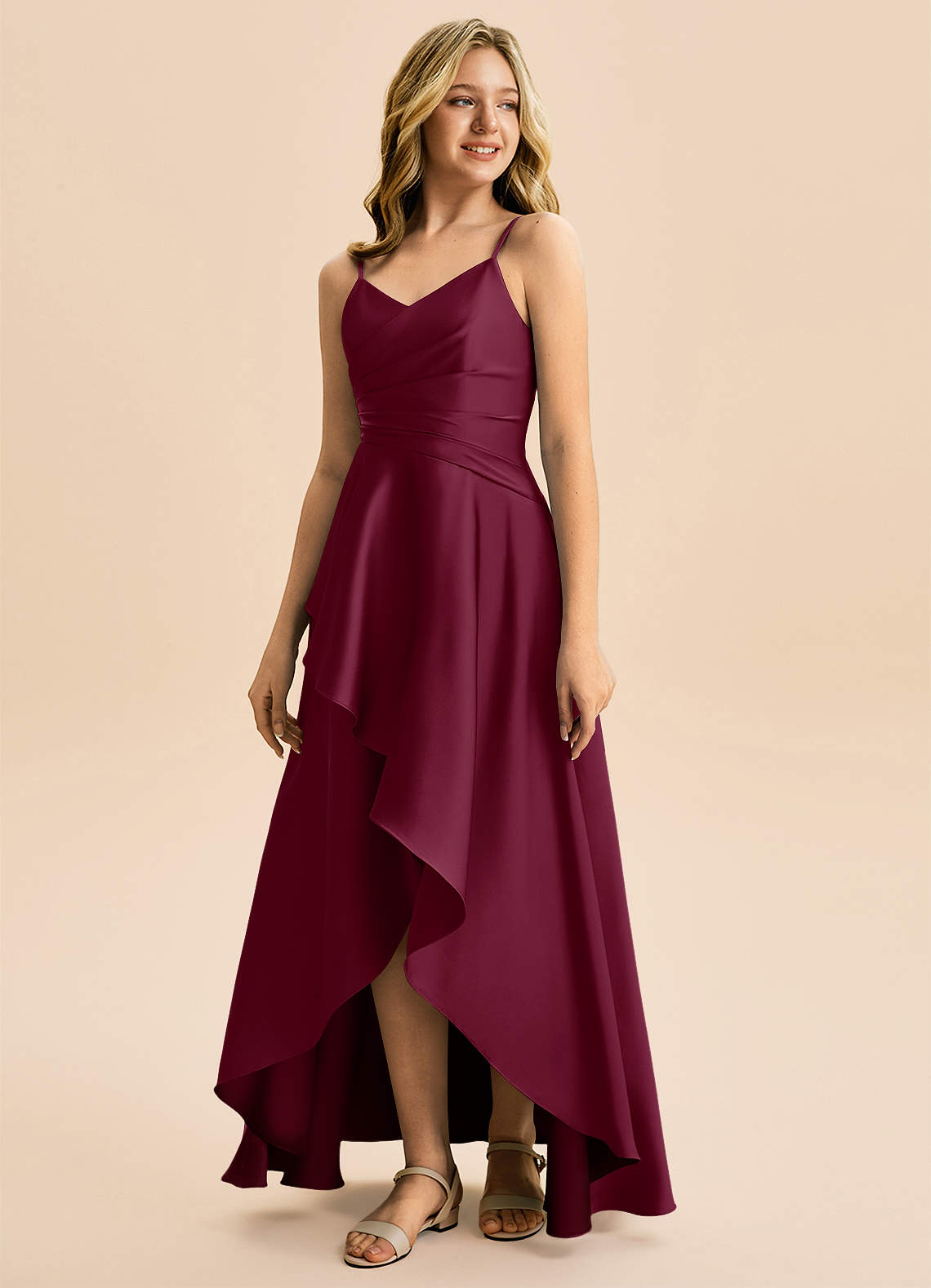 mulberry junior bridesmaid dresses Azazie Eirlys Junior