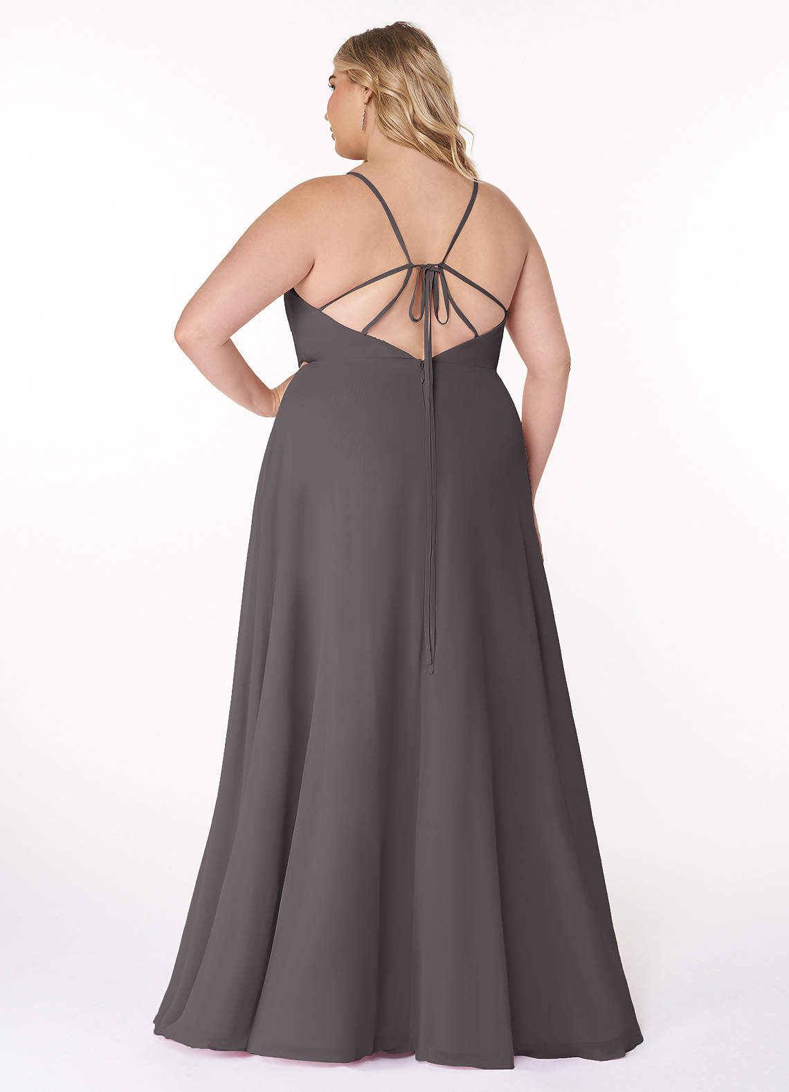 Azazie Everleigh Steel Grey Bridesmaid Dresses | Azazie