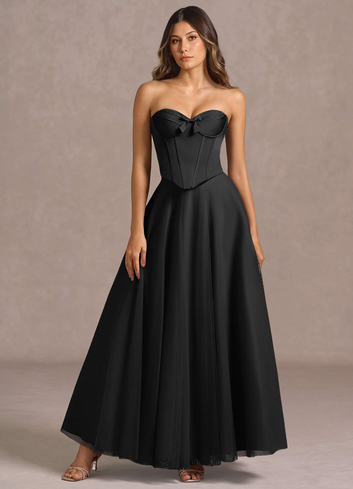 Vestido Negro Largo Quivira image1