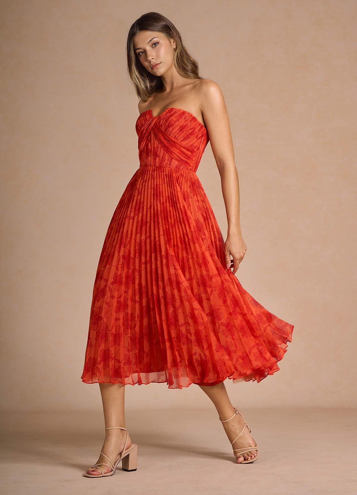 Robe Mi-Longue Tangerine Lyanna image4