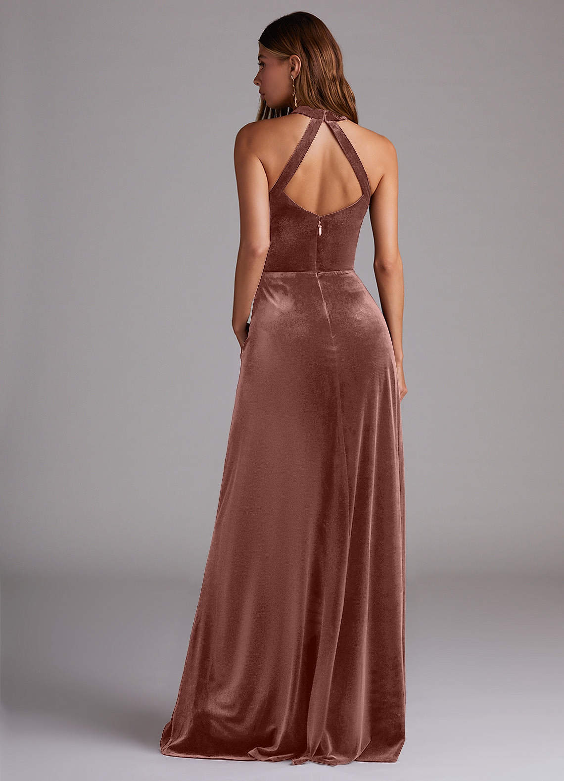Azazie Larice Ready to Ship Emerald Velvet Bridesmaid Dresses | Azazie