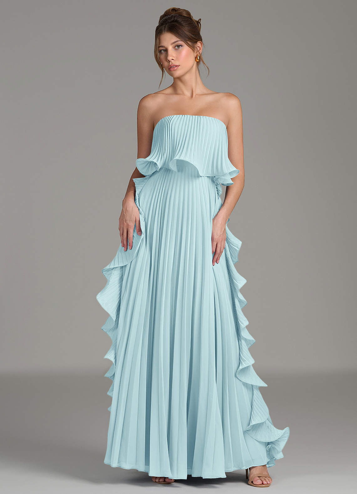 chiffon sea glass bridesmaid dresses Azazie Alexia lightweight chiffon flows into category:Swim Width:Wide Shop Blue Graduation Dresses Kissprom bridesmaid