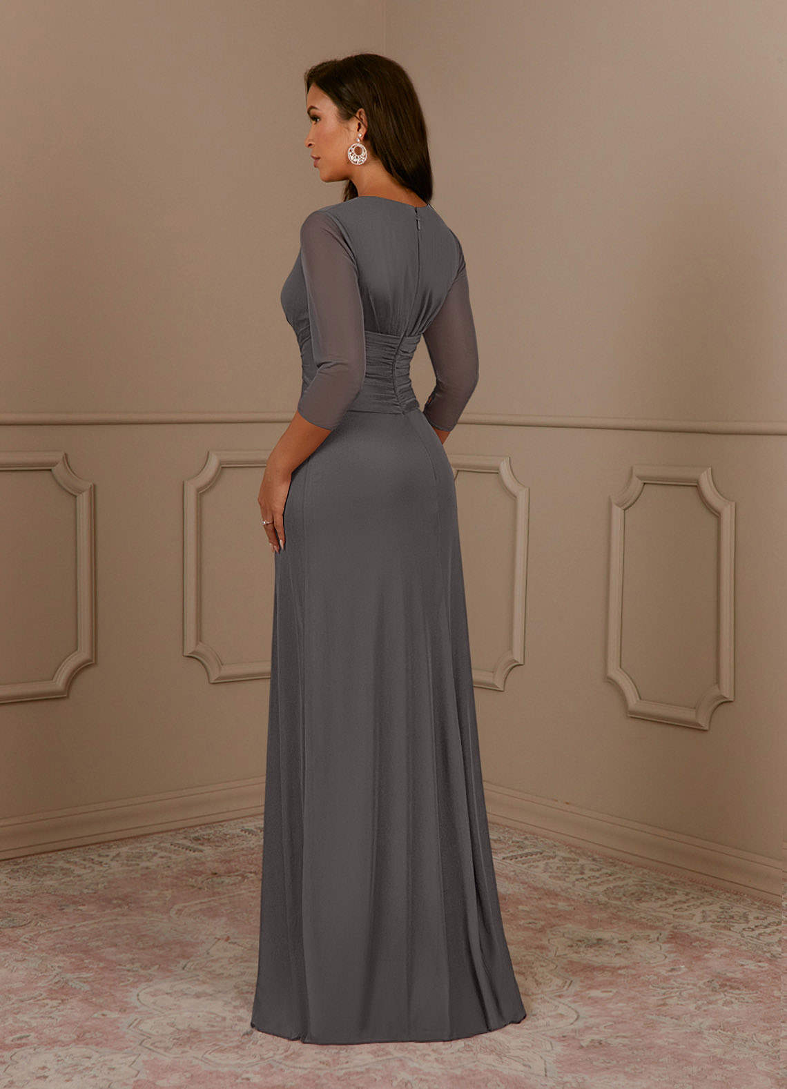 grey aline dress Grey A-line Sweetheart Prom Dresses With Appliques MP767 main image 1