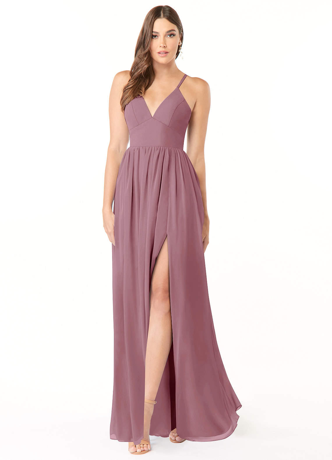 Azazie vintage best sale mauve dress