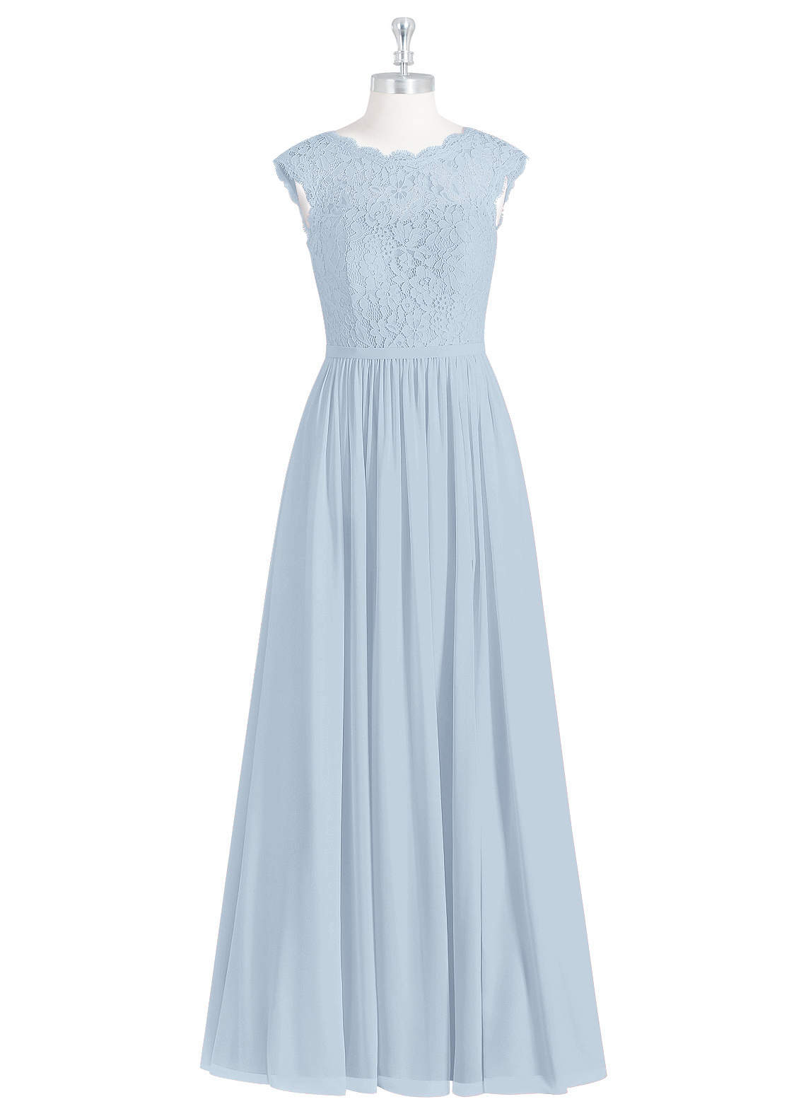 Azazie Arden Bridesmaid Dresses A-Line Chiffon Floor-Length Dress with Pockets image1
