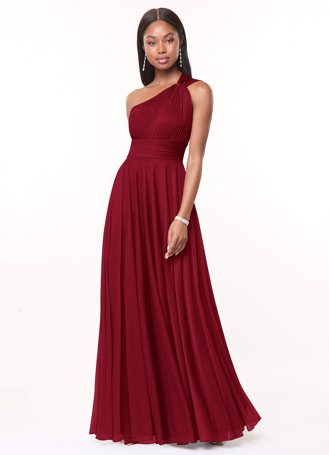 Azazie Charlize Burgundy Bridesmaid Dresses Azazie DE