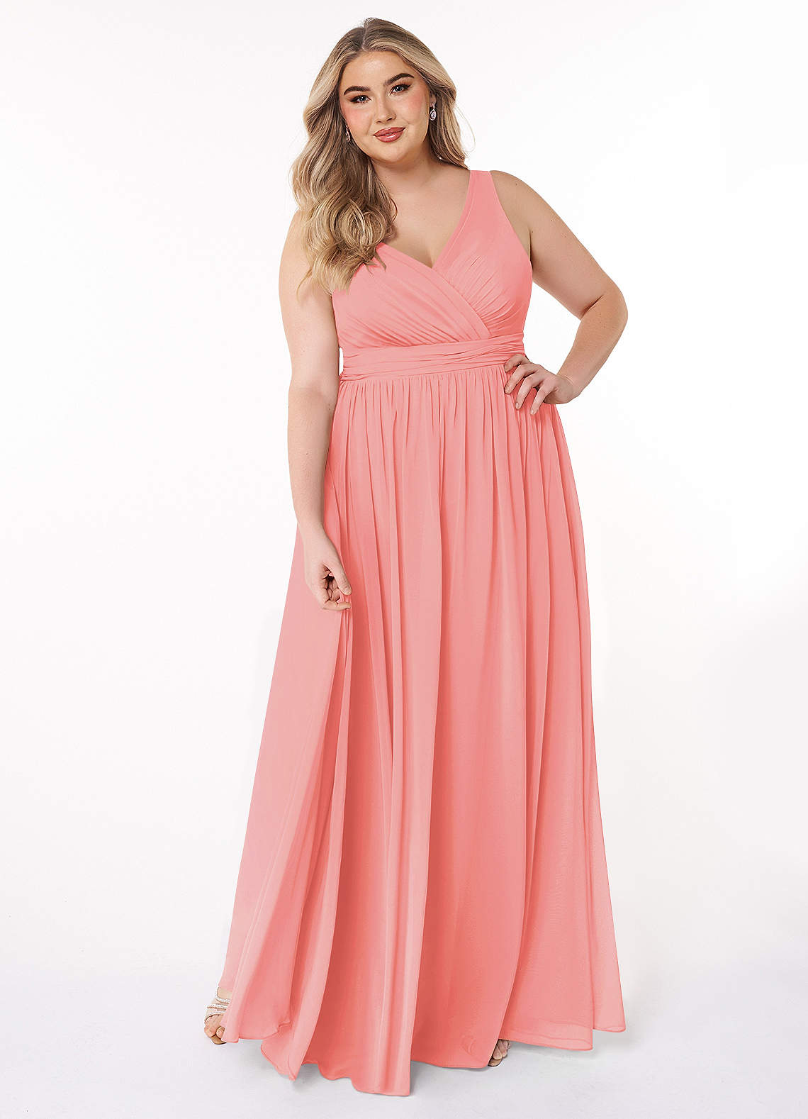 azazie coral bridesmaid dresses Azazie Cora
