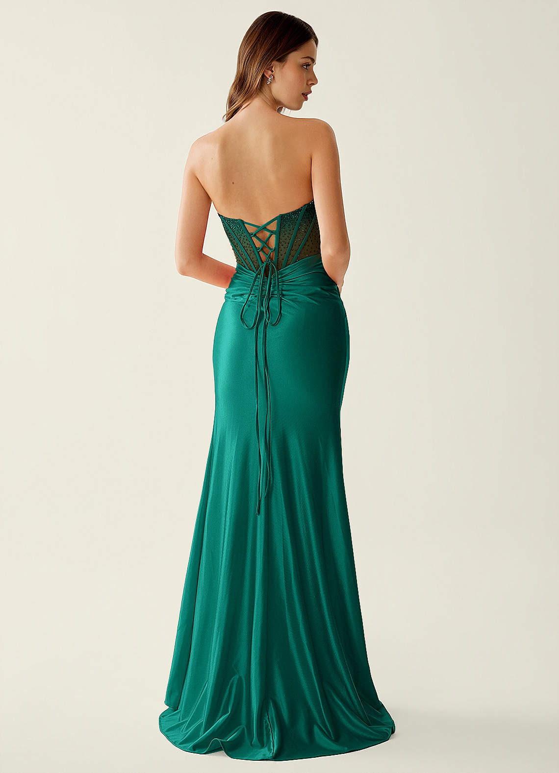 cut out dresses near me Black Slimming Maxi Dress: Diamond Hot Trendy Cutout V-Neck Black / XS egypt Enya features a bust Color:Custom color request Strapless Summer Beach Wedding