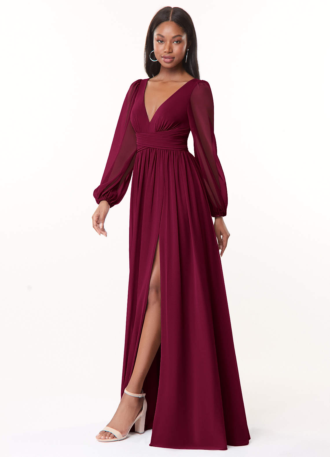 black maternity dress Sexy Beaded Deep V-neck Thigh-high Slit Dress, Black / XL Wine Velvet & Organza Syinspiration Size:size 7 Hand Wash Cold