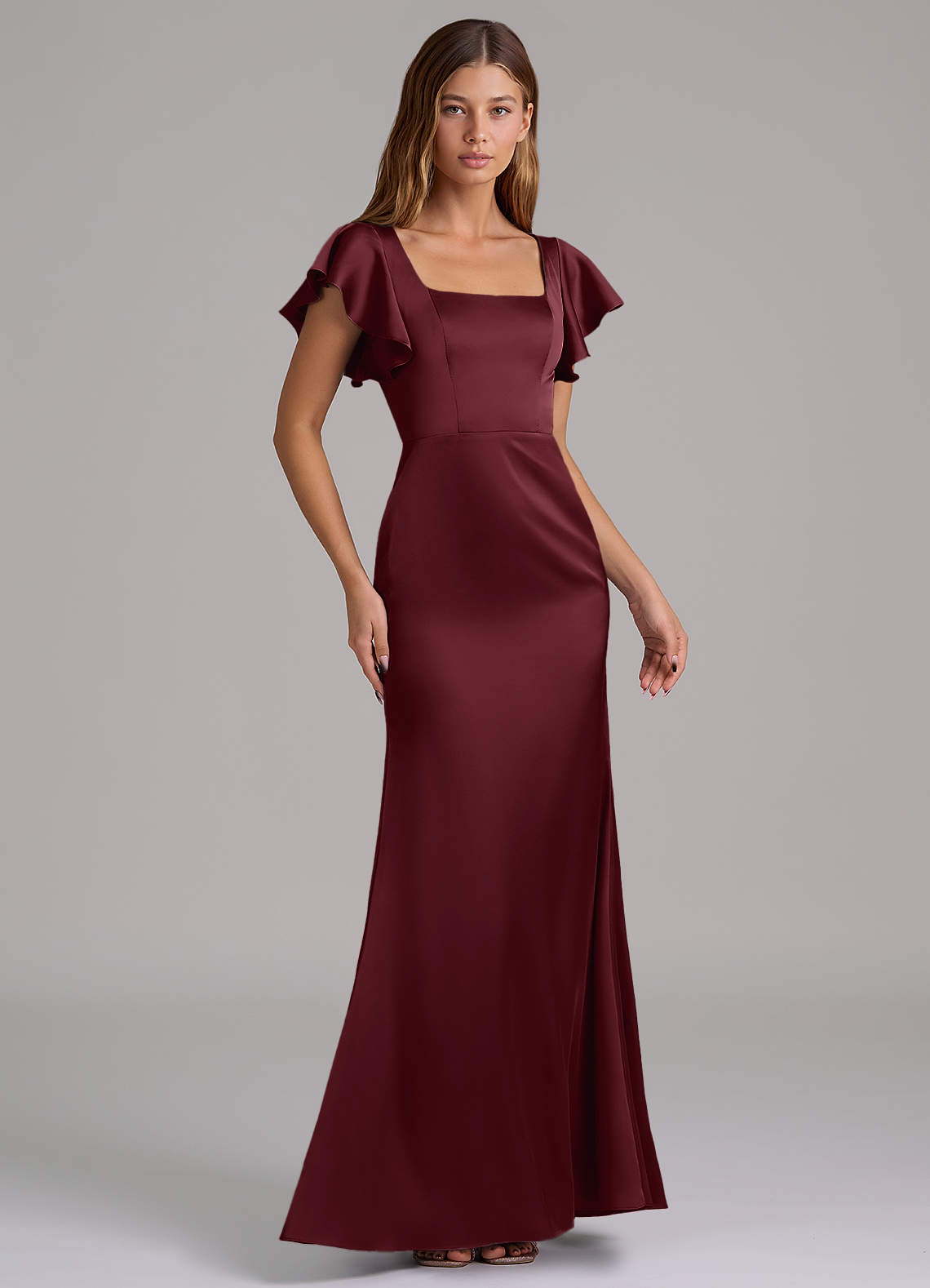 strapless maxi dress white Ivory Strapless Maxi Dress With Slit And Button