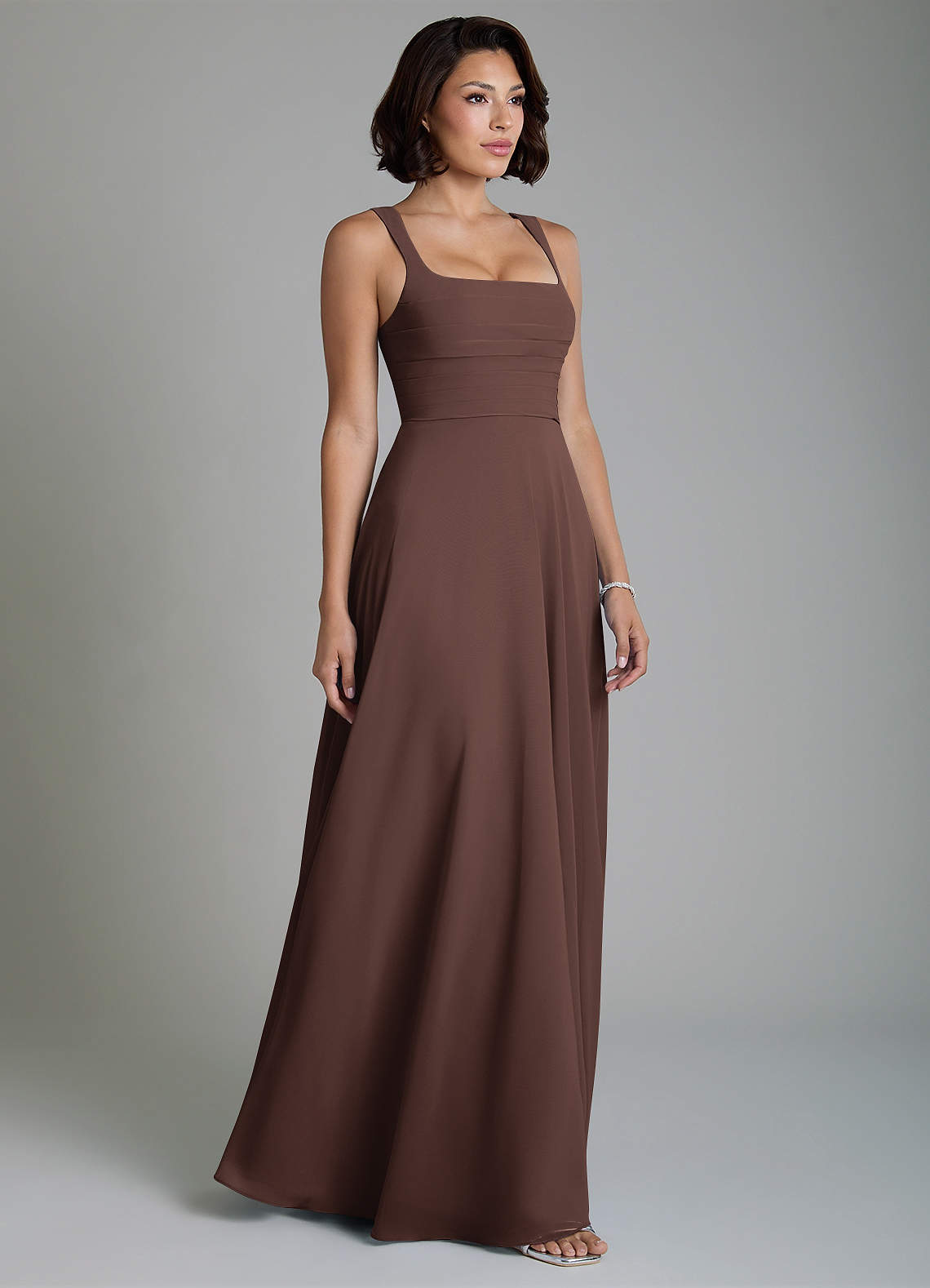 Azazie Azaria Ganache Chiffon Bridesmaid Dresses