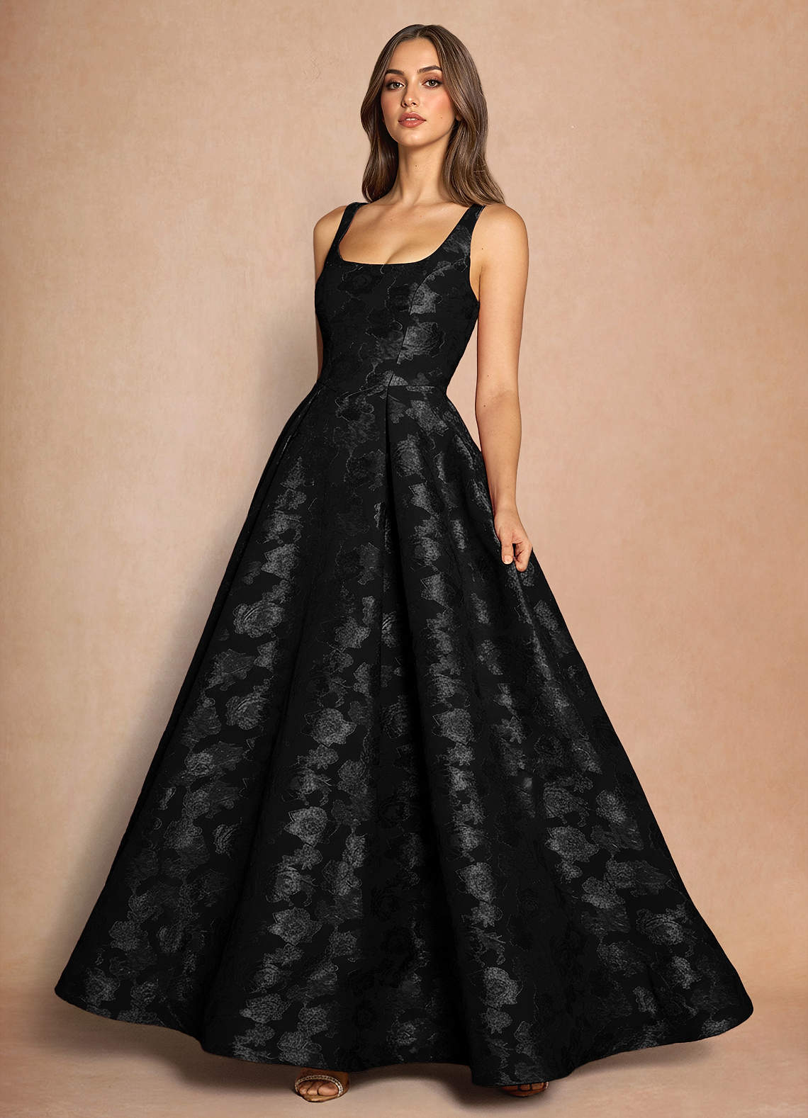 black maxi dress for wedding Guest Dresses Promise Of Love Tulle Maxi