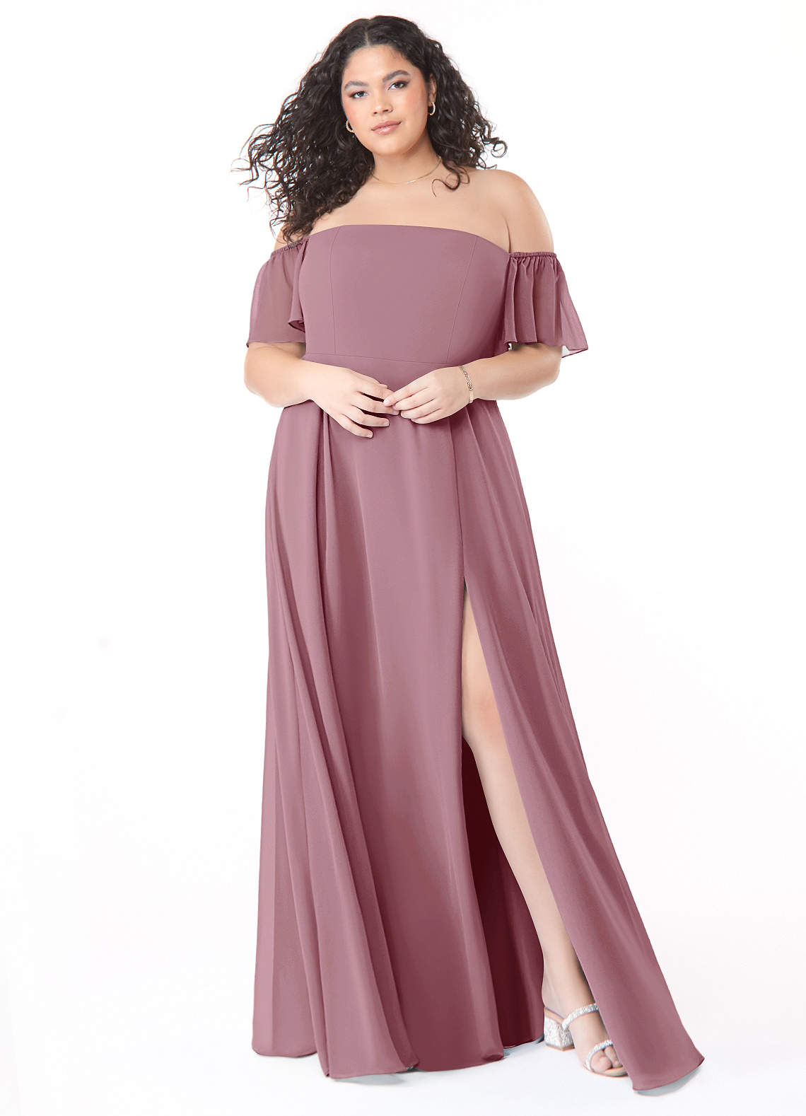 off the shoulder mauve bridesmaid dresses Jersey Off-the-Shoulders Long Evening Dress Bridesmaid KV1050  Sparkly  Gowns