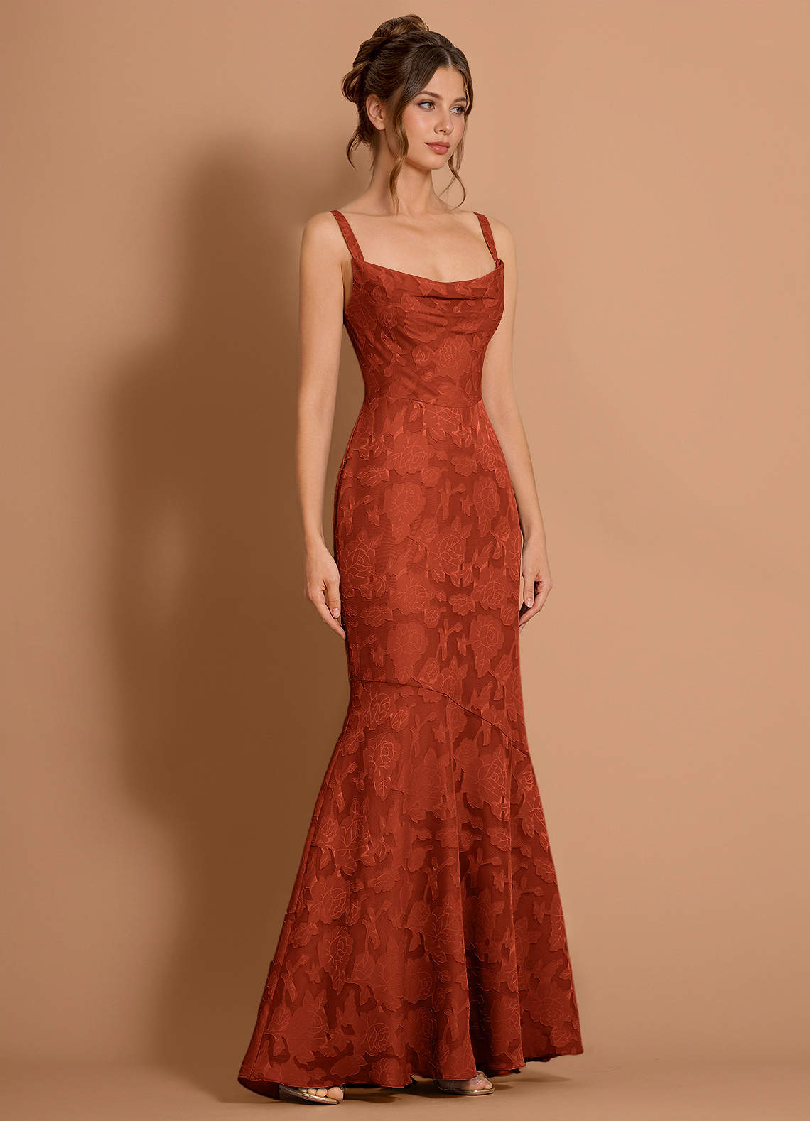 Aubrey Auburn Maxi Dress | Azazie
