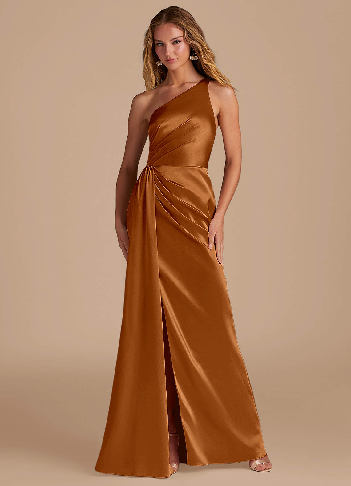 Simi One Shoulder Cupro Romper