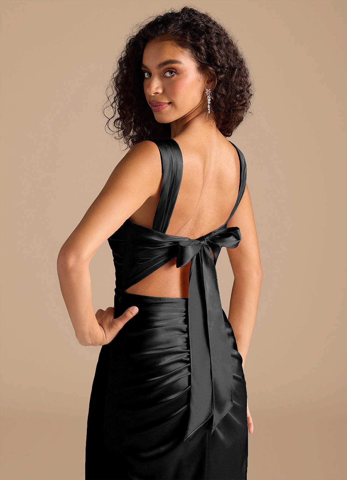 Azazie Jesaphine Black Bridesmaid Dresses | Azazie