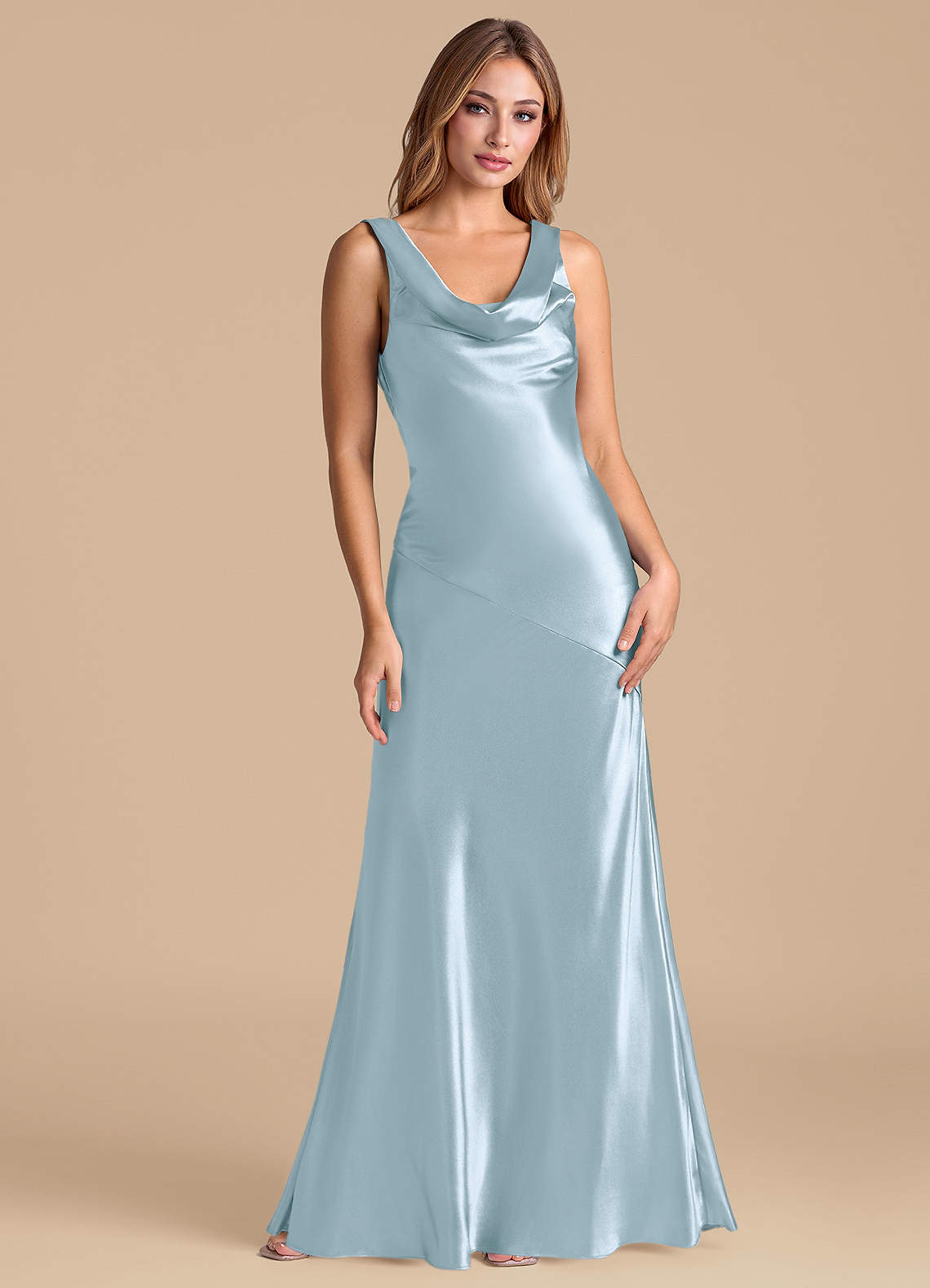 sky blue and silver bridesmaid dresses Wedding Sky Blue Bridesmaid Dresses Deep V-Neck Short Sleeves Stretch