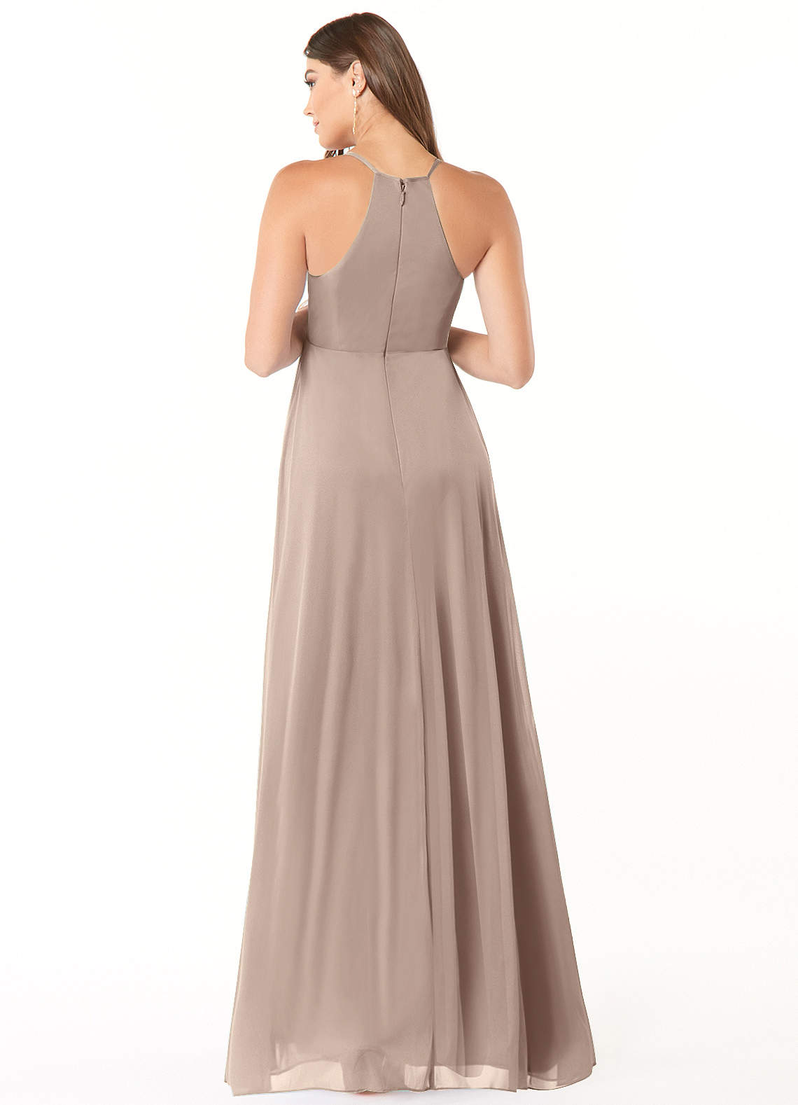 taupe maternity bridesmaid dresses Maternity Sienna Satin Dress