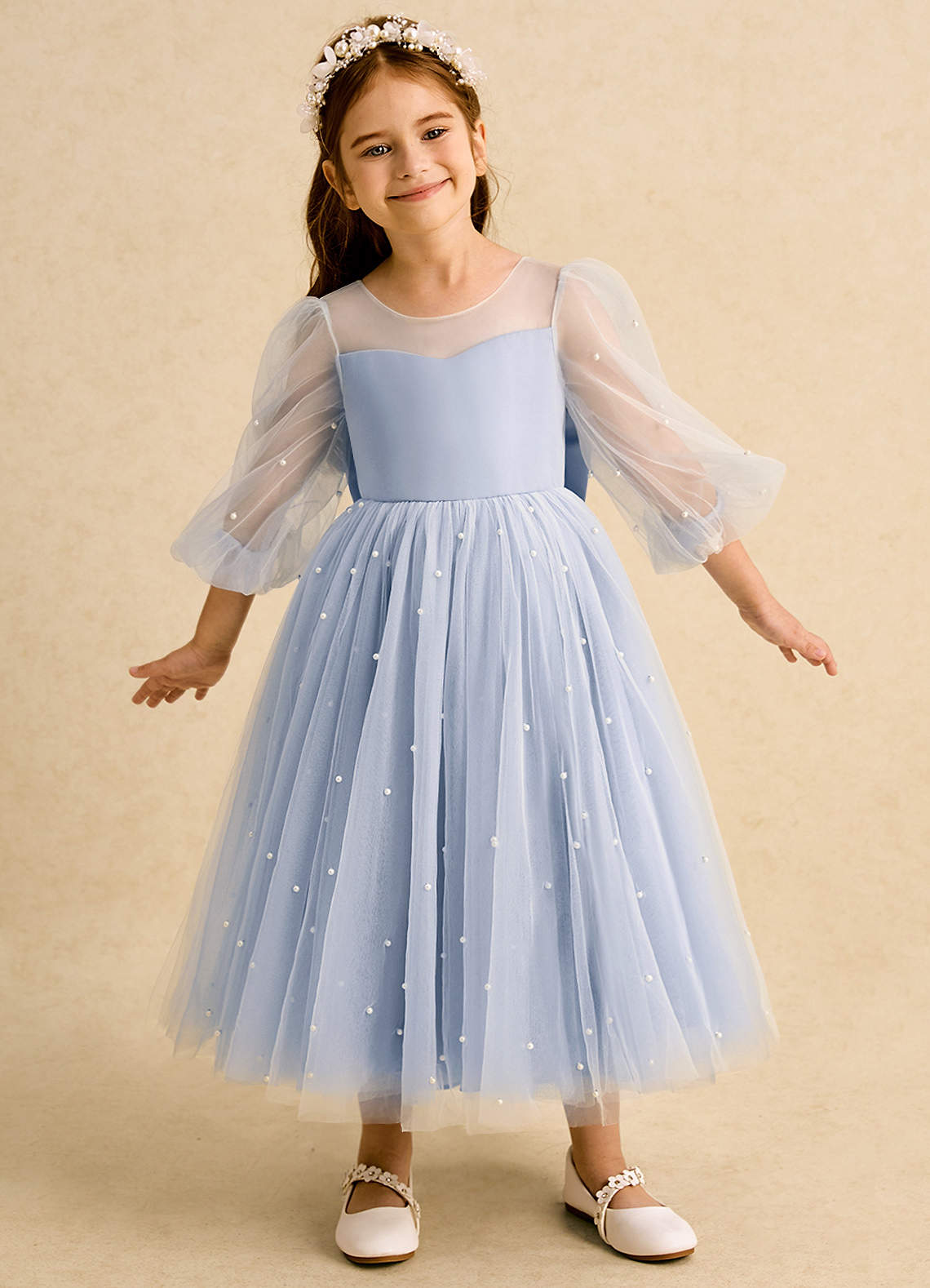 ice blue tulle dress MNM COUTURE N0513