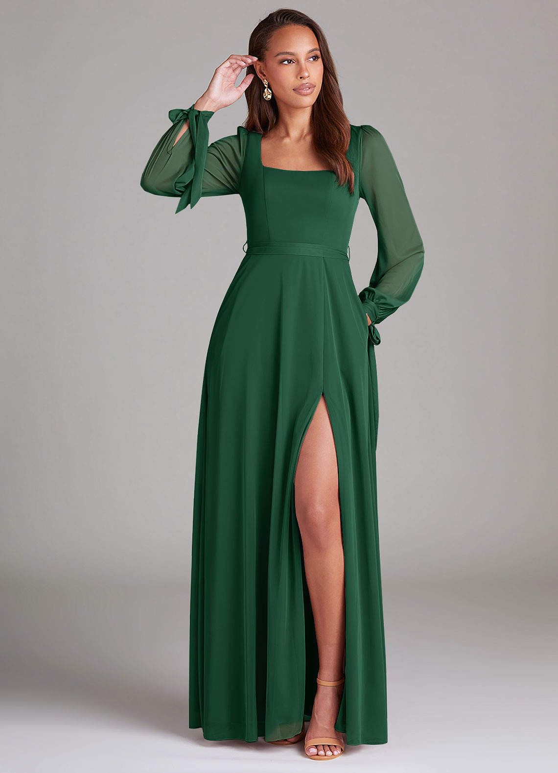 green dress with mesh sleeves be right there mesh dress // green *zoco exclusive* xxxlarge