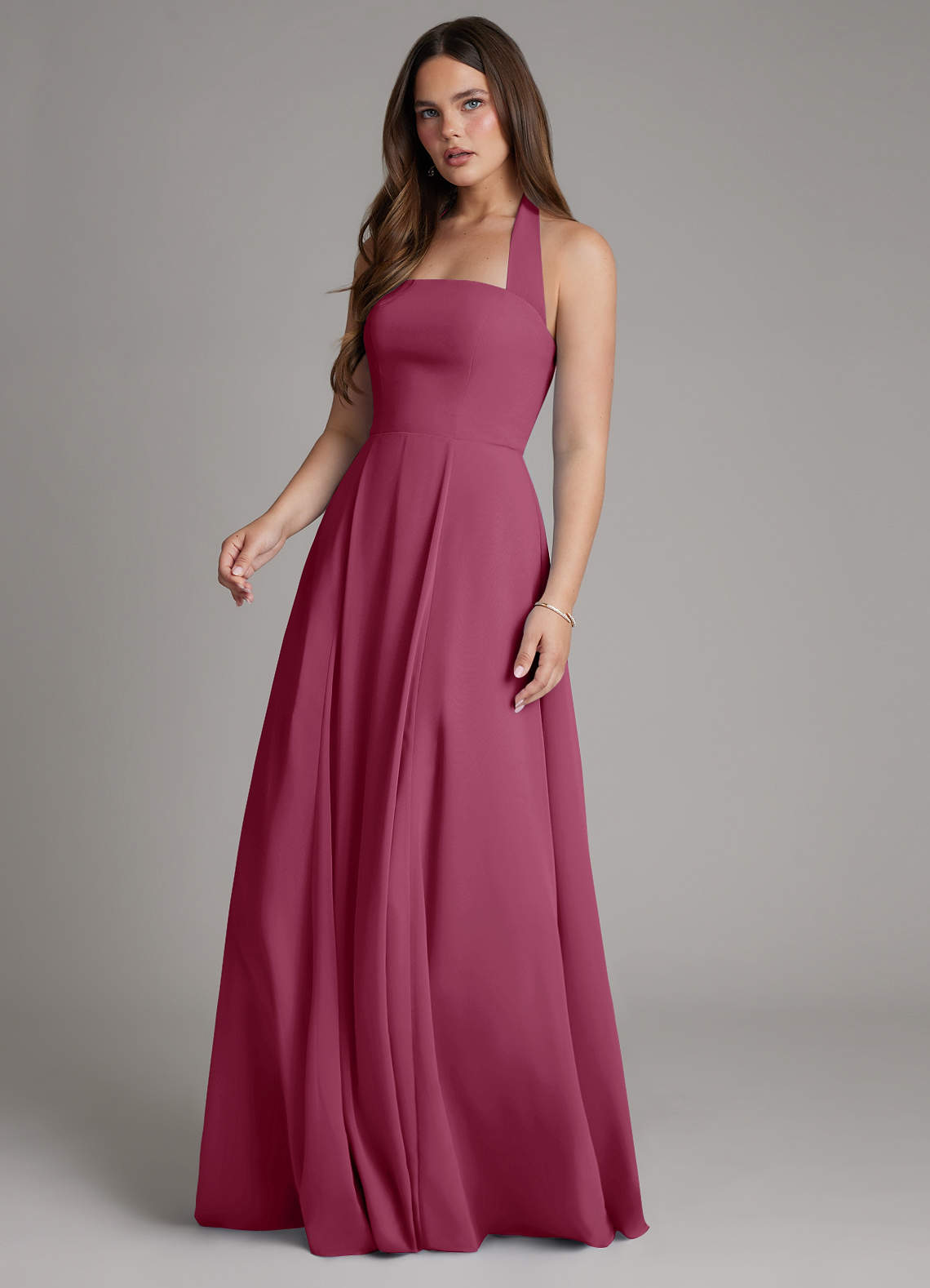 Azazie Irina Mulberry Chiffon Bridesmaid Dresses | Azazie