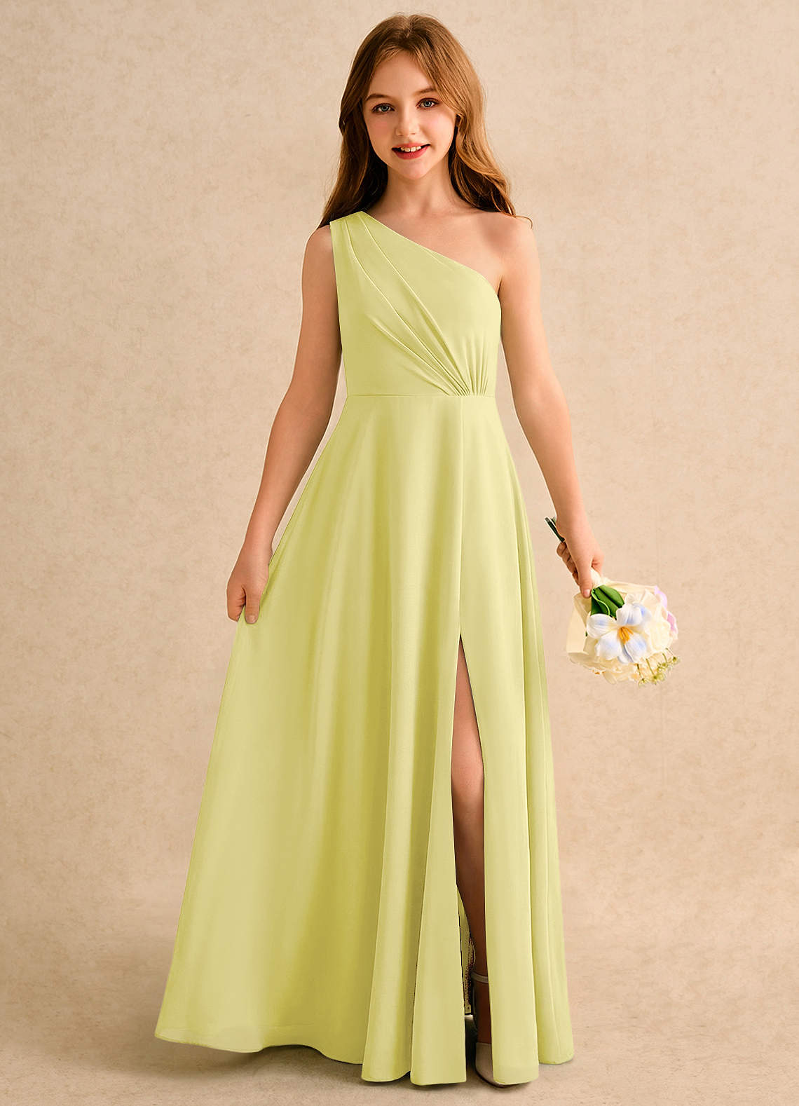 one shoulder yellow chiffon dress Alejandra Alonso Rojas Chiffon One Shoulder Midi In Yellow 8