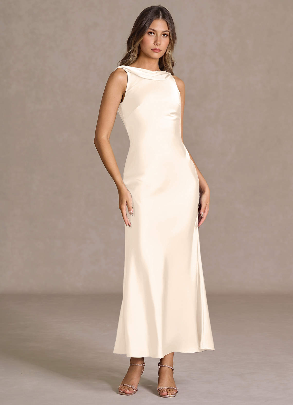 Cyanee Cream Maxi Dress image3