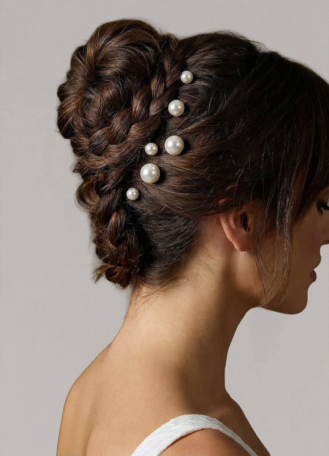 front Singular Pearl Hairpins 18pic Set