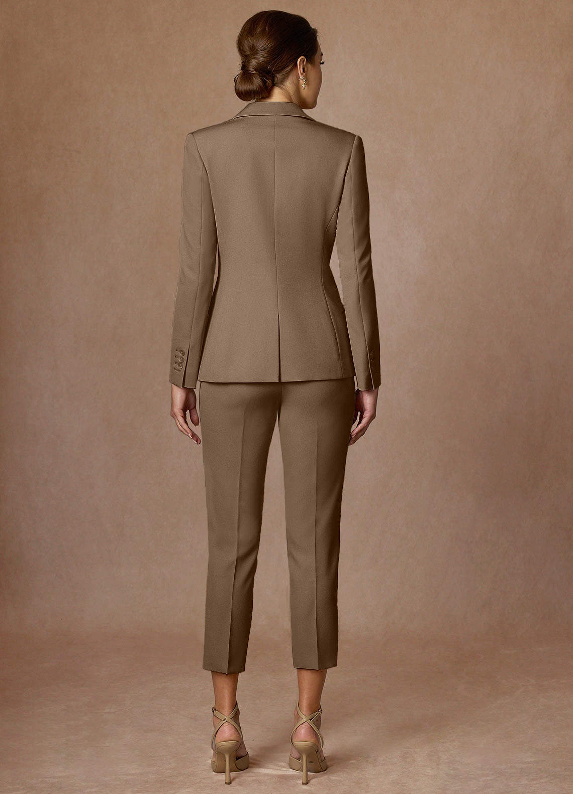 front Kennedy Truffle Refined Weave  Performance Blazer