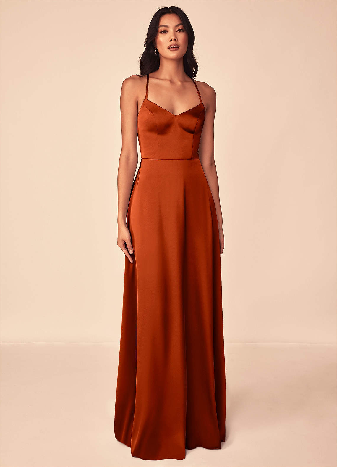 paprika colored bridesmaid dresses 9.8 inch wide Tropical Orange & Pink Bridesmaid Bouquet