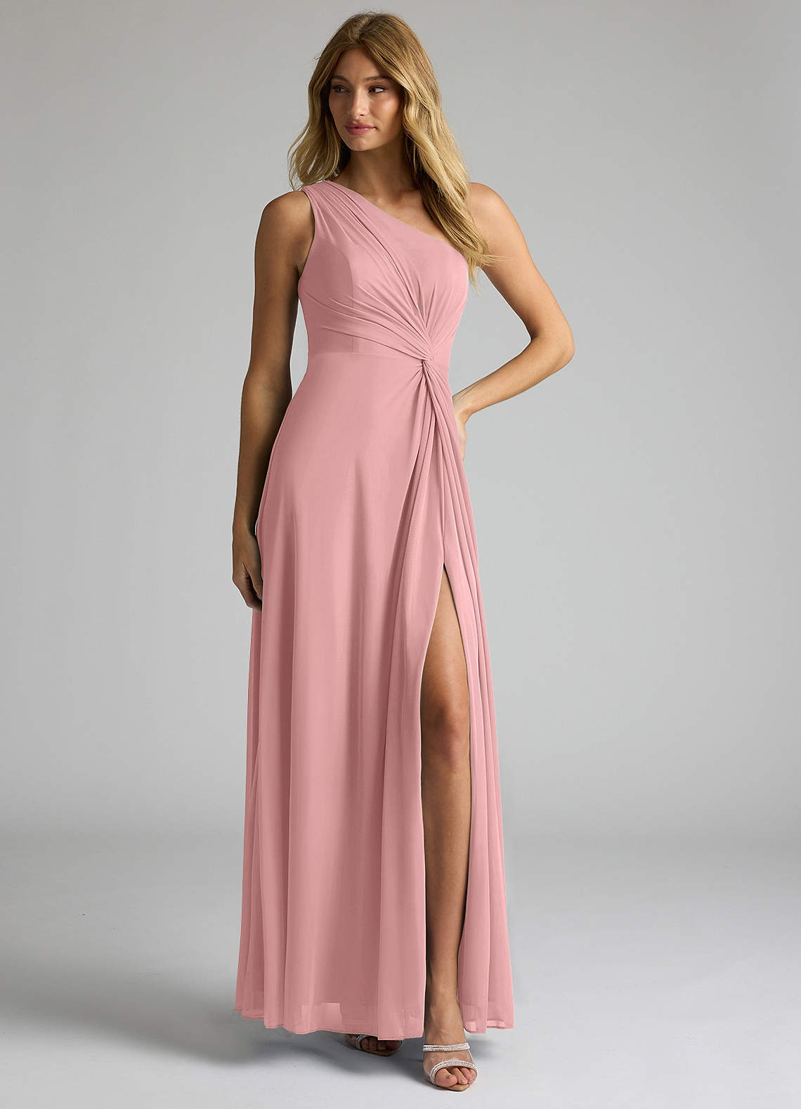 Azazie Brooke Dusty Rose Bridesmaid Dresses | Azazie
