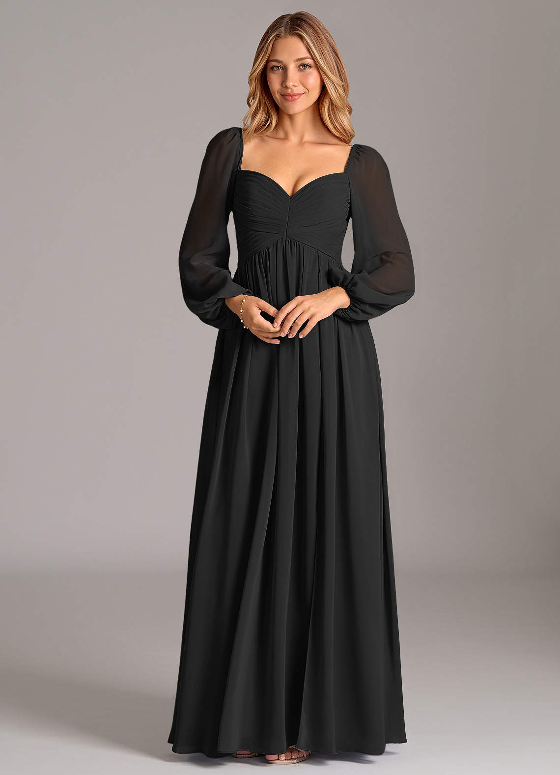 Bella Schwarz Maxikleid image5
