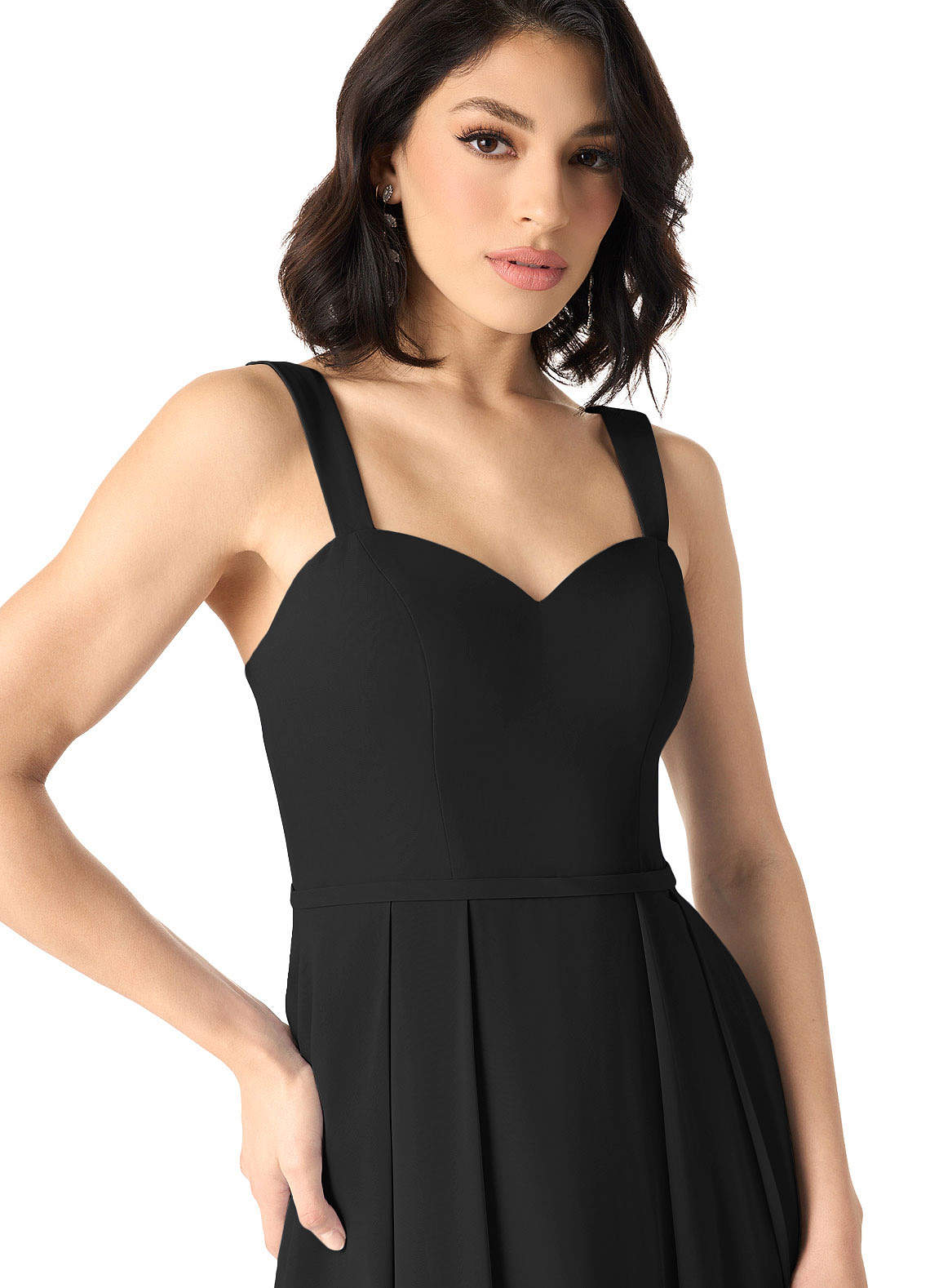 Black Azazie Simoan Bridesmaid Dresses | Azazie